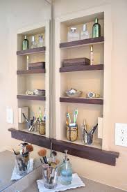 Do you think recessed bathroom storage cabinet appears great? 26 Simple Bathroom Wall Storage Ideas Shelterness