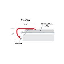 A minimum 200sq ft of flooring is required to purchase this item. Coretec Plus 7 Trim Stair Cap Flooring Market
