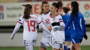 Megan rapinoe confirmó que las campeonas del mundial de fútbol la delantera y capitana de la selección de fútbol de estados unidos, megan rapinoe, dijo este. Seleccion Femenina Espana Espana Se Clasifica Para La Eurocopa De 2022 Con Una Goleada Historica En Baku Marca