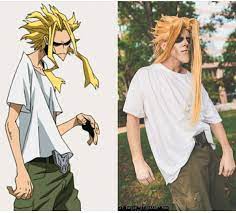 Maybe you would like to learn more about one of these? Skinny All Might Cosplay Bokunoheroacademia