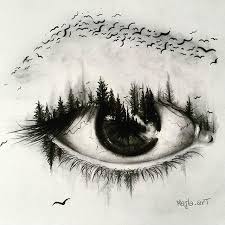 Fashion Makeup Art Food Page On Instagram Double Exposure Eye Artist Majla Art Eye Art Eye Drawing Art