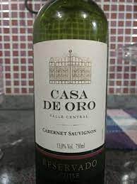 We use nothing but the best b.c. Reservado Casa De Oro Cabernet Sauvignon Vivino