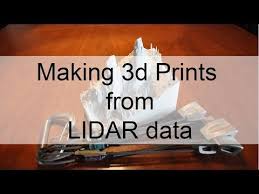Making 3d Prints From Lidar Data Youtube 3d Printing Prints 3d Printing Projects
