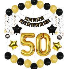 Check out our ideas for the him in your life. 50th Birthday Decorations For Man Balloons Banner Ideas Decor 50 Year O Birthday Decorations For Men 50th Birthday Decorations 50th Birthday Party Decorations