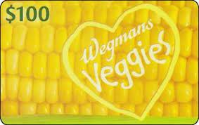 Such a gift card is a truly universal gift that will allow your loved ones to get everything they want at the wegmans supermarket. Gift Card Wegmans Veggies Corn Wegmans United States Of America Wegmans Col Us Weg Sv1600299
