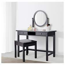 Skruvsta swivel chair, vissle grey. Hemnes Dressing Table With Mirror Black Brown 110x45 Cm Ikea