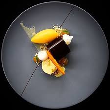 Parfait Of Passion Fruit Mandarin Orange And Chocolate By Malkie Food Plating Fine Dining Desserts Dessert Presentation