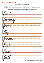 The german alphabet is very similar to that of english but it has four letters that english does not have. Cursive Words Aussie Childcare Network