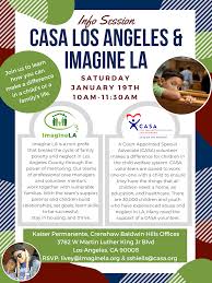 Casa of los angeles serves children and youth in the dependency and foster care systems who have. L A Works Casa And Imagine La Info Session