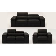 Assise en sangles élastiques, garnissage mousse polyuréthane 30kg/m3 (12 cm). Ensemble Canape 3 2 1 Places En Cuir Noir Max Achat Vente Canape Sofa Divan Cdiscount