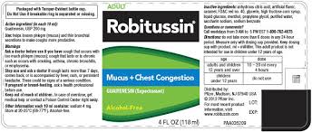 Robitussin Mucus Plus Chest Congestion