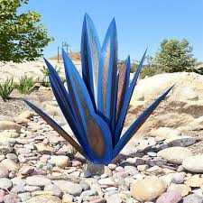 Maybe you would like to learn more about one of these? Buy L Stars Tequila Rustic Sculpture Diy Metal Agave Plant Sculpture Statues Metal Yard Art For Yard And Garden Lawn Patio Outdoor Statues Dark Blue Small 11 Online In Turkey B096sbkhgt