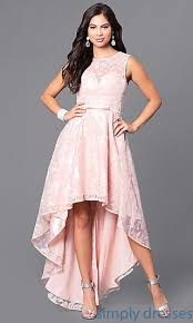 Lace High Low Sleeveless Semi Formal Party Dress High Low Dress Formal Formal Party Dress Dresses