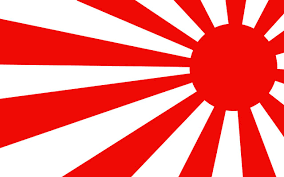 Rising Sun Bendera Grafis Fotografi Jalanan