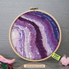 I really love playing around with images and bits of card, so i thought i would… Nature Cross Stitch Pattern Pdf Amethyst Embroidery Modern Embroidery Hoop Art Agate Embroidery Pdf Gemstone Hand Embroidery Purple Nature Cross Stitch Cross Stitch Patterns Cross Stitch Embroidery