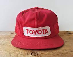 Toyota Original Vintage 70s Trucker Hat Red Mesh Snapback Baseball Cap K Brand Made In Canada Sewn Patch Promo Ball Vintage Trucker Hats Outfits With Hats Hats