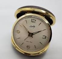 Vintage Bradley Round Travel Alarm Clock Japan | eBay