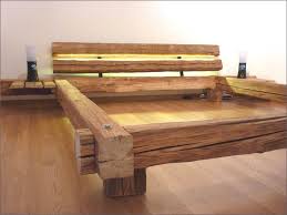 Billig Futonbett Massivholz Bett Selber Bauen Schlafzimmer Design Holzbalken Bett