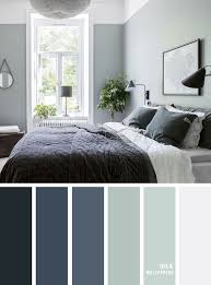 25 Best Color Schemes For Your Bedroom Sage And Dark Blue Bedroom Colour Palette Bedroom Bedroom Colour Schemes Blue Blue Bedroom Colors Sage Green Bedroom