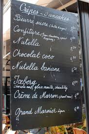 Paris Day Two Love Adventure Menu Design Crepes French Dinner Parties
