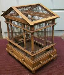 Victorian Antique Bird Cage Kus Kafesi Kumes Kafes