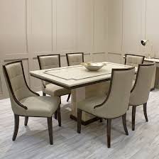 Quisque varius mi nec velit viverra, dictum auctor quam elementum. Trento High Gloss Marble Dining Table In Beige And 8 Chairs Sale