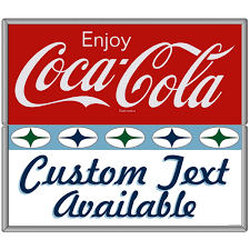 Maybe you would like to learn more about one of these? Enjoy Coca Cola Customizable Large Metal Signs Diner Stars At Retro Planet