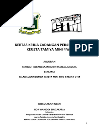 Check spelling or type a new query. Kertas Kerja Cadangan Mini4wd