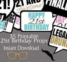 21st Birthday Photo Booth Props Free Printable 35 21st Birthday Photo Booth Prop Printables Black And White Modern Props Photobooth Selfies Speech Bubbles Faux Gold 21 Bday Party Birthday Photo Booths Photo Booth Printables 21st Birthday