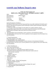 Latar belakang pengembangan silabus bahasa inggris smp. Contoh Rpp Bahasa Inggris Sma