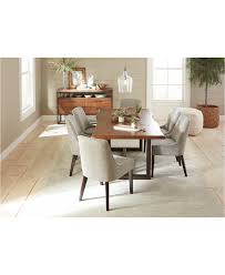 Furniture Everly Dining Furniture 7 Pc Set Table 6 Square Back Side Chairs Created For Macy S Reviews Furniture Macy S In 2020 Dining Room Furniture Round Pedestal Dining Table Side Chairs