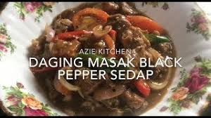 Sajikan rump steak dengan black pepper sauce dan pelengkapnya. Daging Masak Black Pepper Yang Sedap Youtube