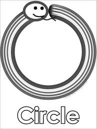 Other great ideas for text: Circle Shape Coloring Pages Coloringbay