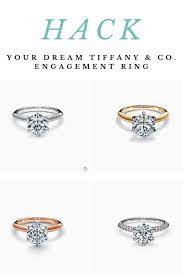Don T Pay For The Tiffany Co Brand Name Set Your Diamond Parameters T Diamond Cluster Engagement Ring Tiffany Style Engagement Ring Unique Engagement Rings