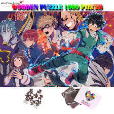 Mmoqazl jigsaws puzzle jigsaw puzzles wooden movie black widow 1000 pieces hd puzzle give for friends/kids s creative gifts jigsaw puzzle. Momemo My Hero Academia Cartoon Puzzle 1000 Pieces Anime Adults Wooden Jigsaw Puzzles High Quality 1000 Piece Puzzles Kids Toys Puzzles Aliexpress