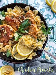 2,410 calories, along with 63 grams of. Best Chicken Piccata Recipe Buttery Lemon Caper Chicken Over Pasta