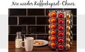 Buy top selling products like nespresso® vertuo next premium coffee & espresso maker by breville w/ aeroccino milk frother and nespresso® by breville® vertuoline coffee and espresso maker bundle with aeroccino frother. Nespresso Vertuo Pod Holder For Up To 80 Coffee Pods On Rotating Base V80 Amazon De Home Kitchen