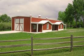 There's also a covered patio on three sides, and an attached garage with room for an rv. Barndominiums And Metal Buildings With Living Quarters
