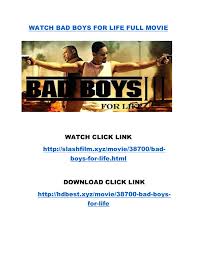 Bad boys for life full movie free download, streaming. Regarder Bad Boys For Life Streaming Vf Complet Pdf Docdroid