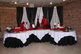 Black And White Wedding Decorations Reception Photo Via Project Wedding Black Wedding Decorations White Wedding Decorations Black Red Wedding