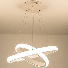 1 Light Led Dimmable Pendant Lights Modern Dining Room Lamp Hanging Chandeliers Light Pendants Lamps Circle Lighting Ceiling Lamps Indoor Fixtures With Remote Control 110 120v 220 240v 7451343 2020 564 48