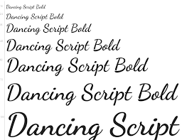 Script, calligraphy dancing script bold font free for maс os: Free Font Dancing Script By Impallari Type