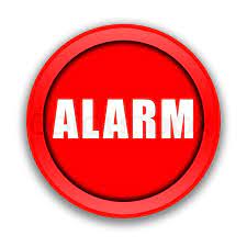 Set the hour and minute for the online alarm clock. Grosse Rote Alarm Taste Auf Weissem Stock Bild Colourbox