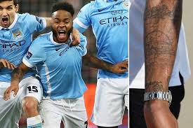 However, manchester city winger leroy sane has taken that to a whole new level, having his back inked with a likeness of himself. Manchester City Star Raheem Sterling Seeks Home Comforts At Wembley A Stadium He Grew Up Close To And Has A Large Tattoo To Celebrate
