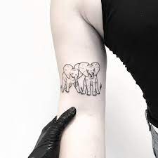 50 Minimalist Hand Poke Tattoo Designs By Pokeeeeeeeoh Page 2 Of 5 Tattooadore Elephant Tattoos Elephant Tattoo Design Tattoos