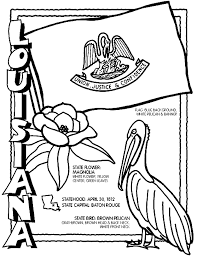 Louisiana On Crayola Com Flag Coloring Pages Louisiana History Coloring Pages