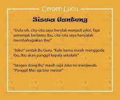 Pin On Cerpen Lucu