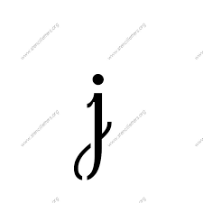 Cursive letter j — free worksheet to practice the letter j in both. Exquisite Fine Cursive Uppercase Lowercase Letter Stencils A Z 1 4 To 12 Inch Sizes Stencil Letters Org