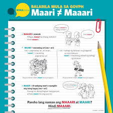 Maari At Maaari Tagalog Grammar Language