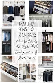 Pax planner plan a flexible and customizable wardrobe storage system that works. Making Sense Of Ikea Pax How To Choose The Right Pax Configuration For Your Space The Happy Housie